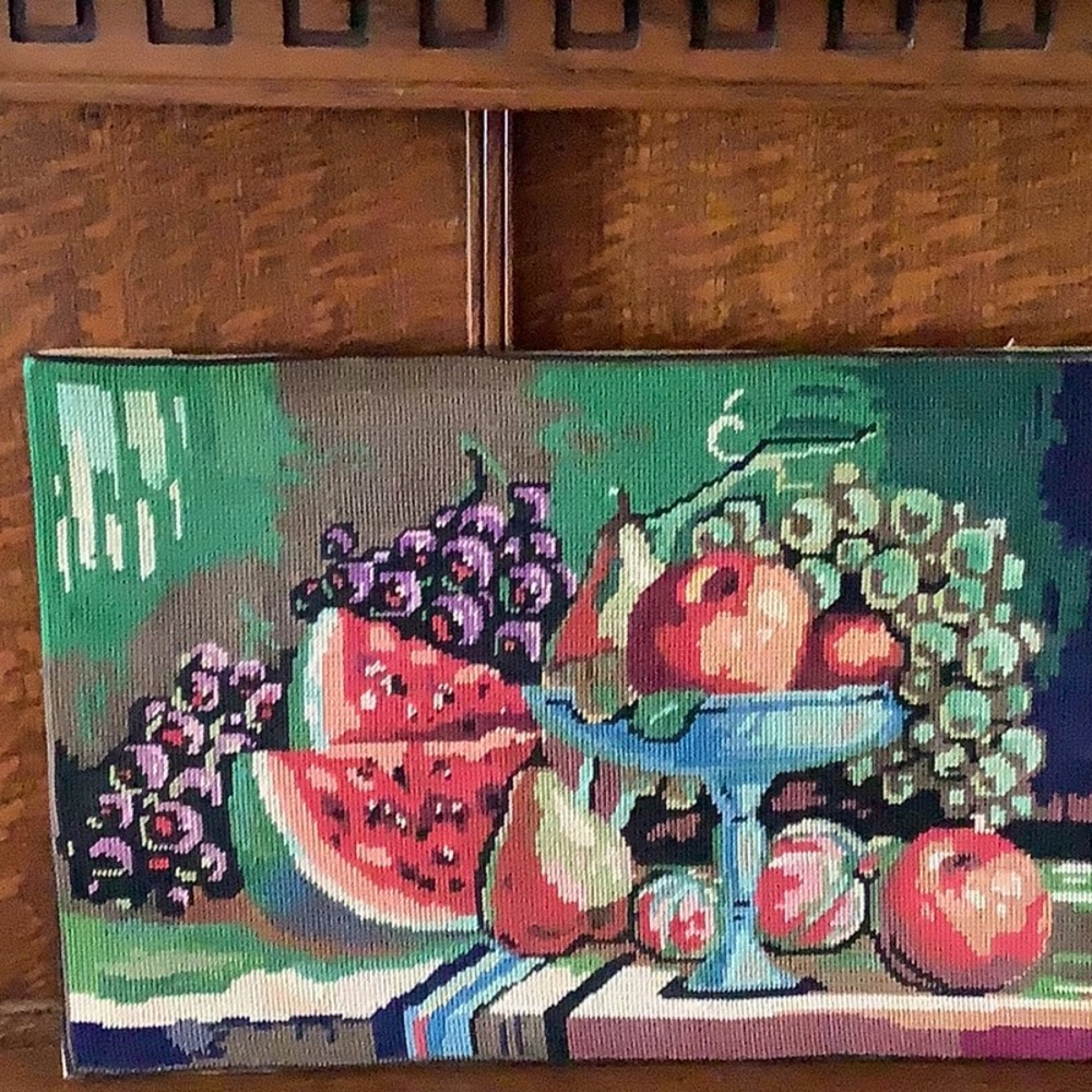 Vintage still life Needlepoint Art